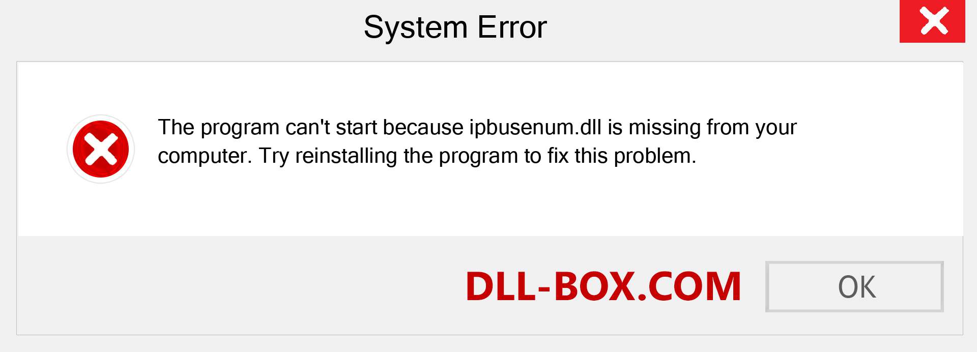  ipbusenum.dll file is missing?. Download for Windows 7, 8, 10 - Fix  ipbusenum dll Missing Error on Windows, photos, images